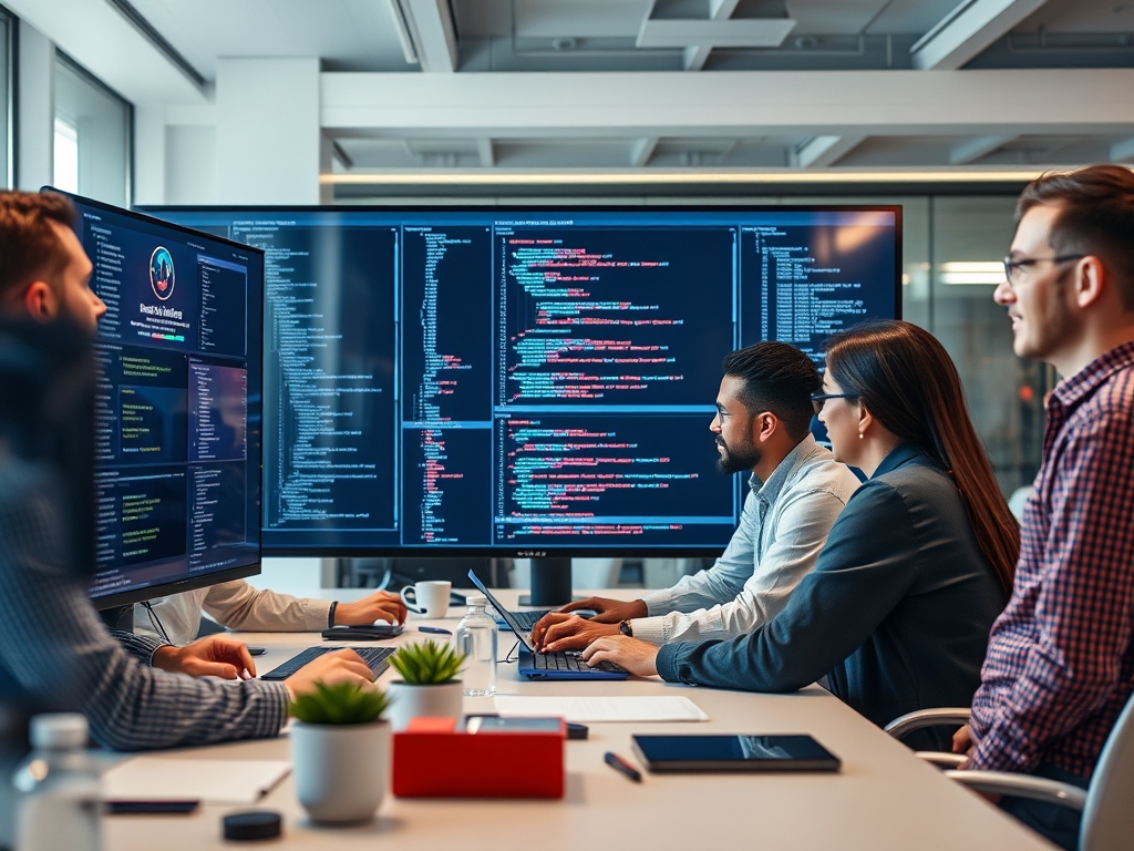Das Team von nipkowmedia bei der Projektarbeit