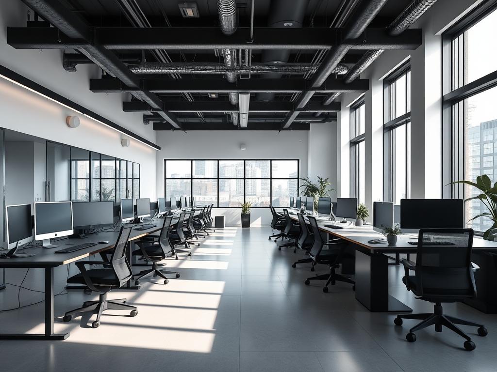 Modernes Digital-Agentur-Büro von nipkowmedia